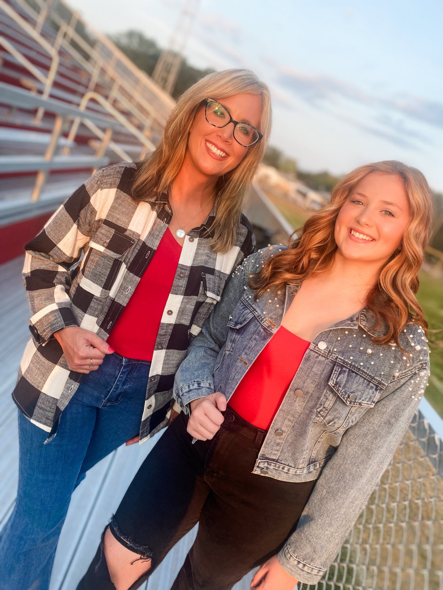 Team Spirit Black Checkered Flannel
