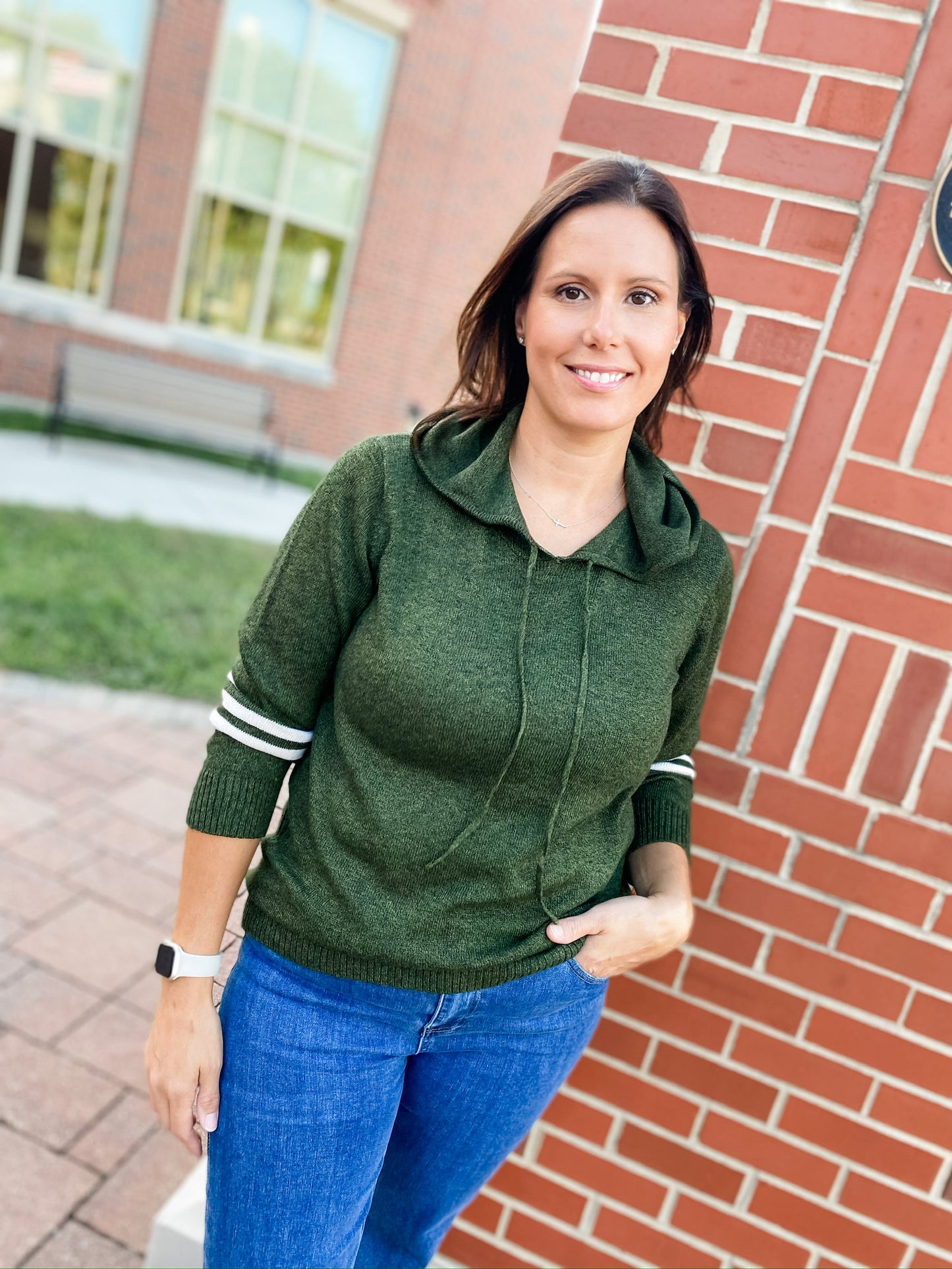 Final Countdown Olive Hoodie