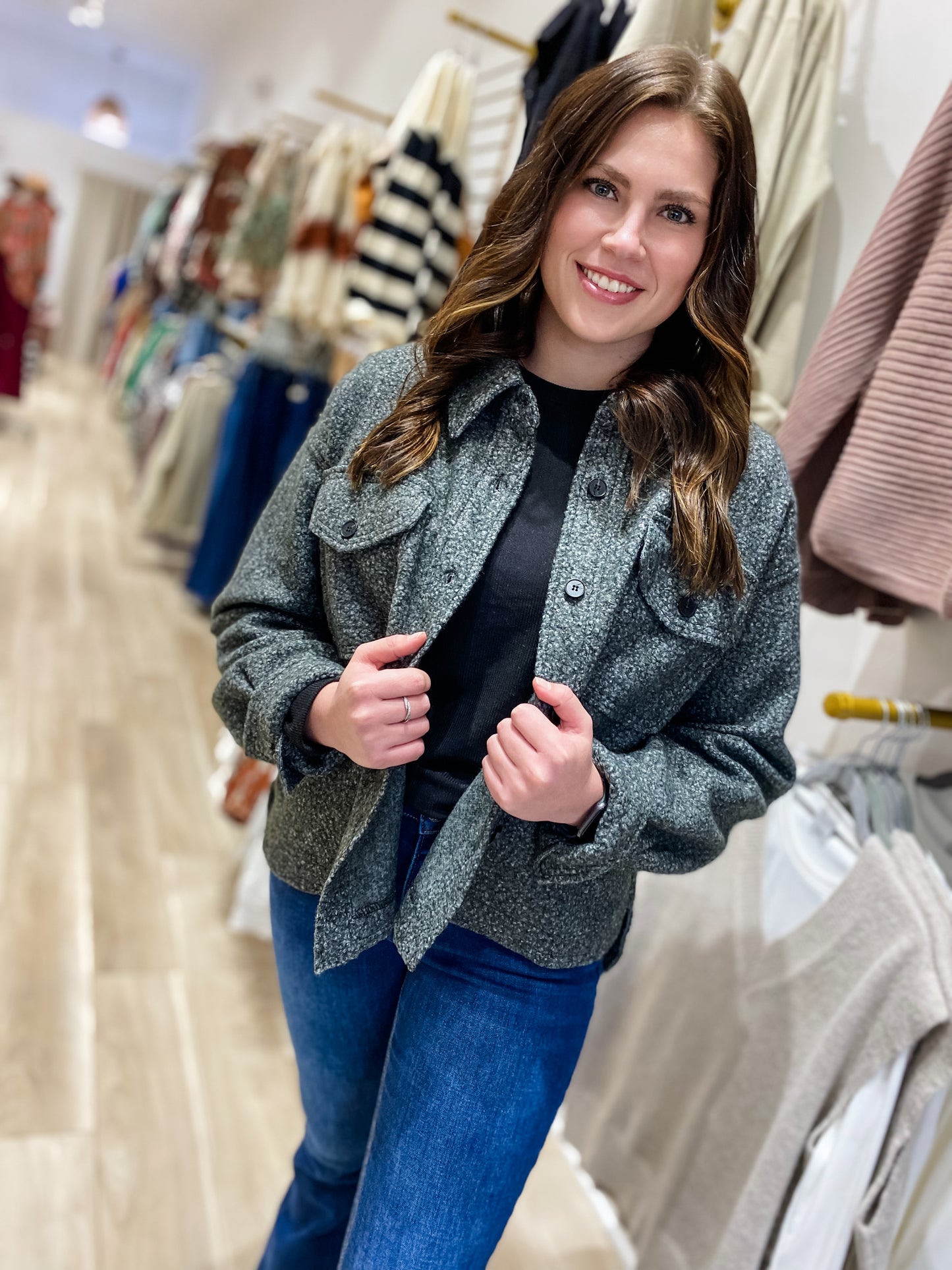 High Expectations Charcoal Jacket