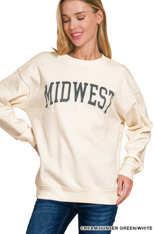 Cream Midwest Crewneck Cream Midwest Crewneck