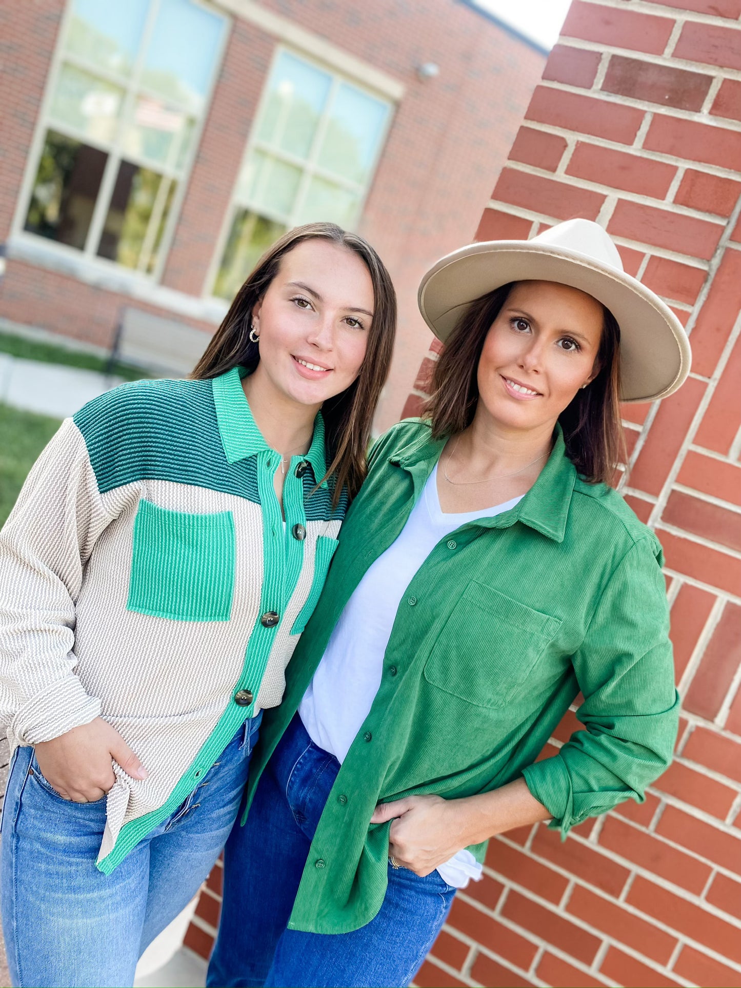 We’ve Got Spirit Green Button Up