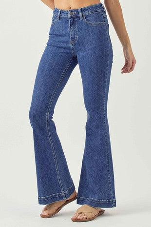 Risen Dark High Rise Flare Jean