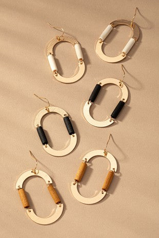 Double Arch Drop Earring