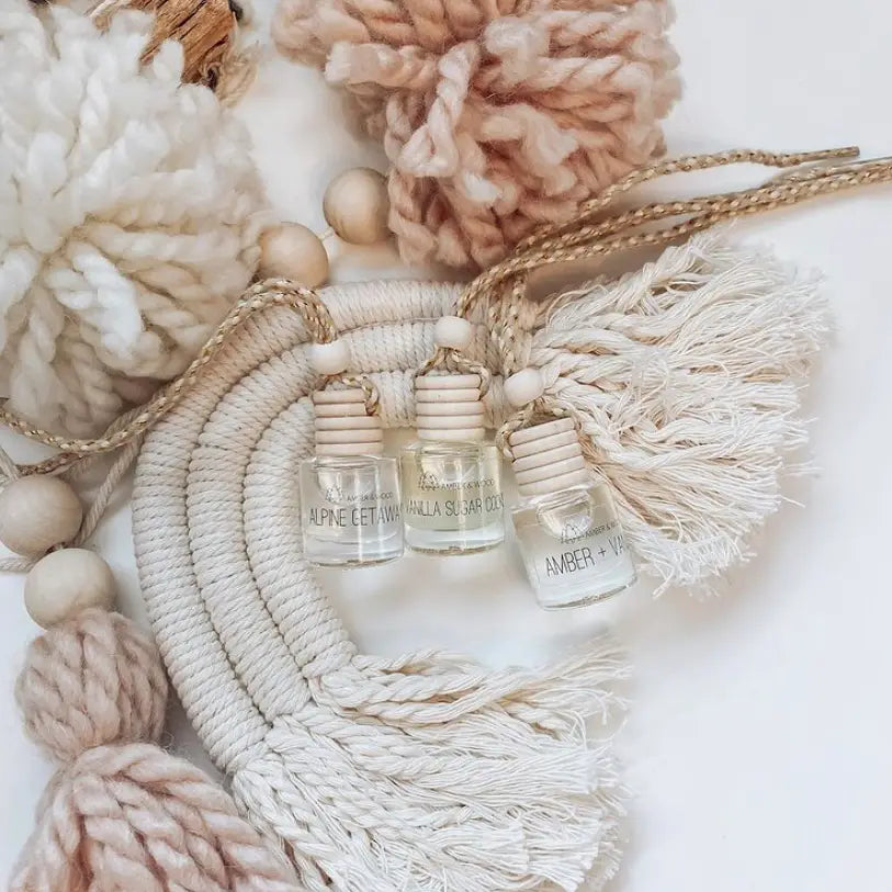 Amber & Wood Car Diffusers