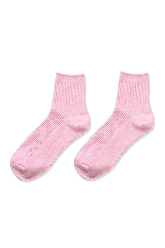 All About It Ribbed Crew Socks - Modern Creek Boutique