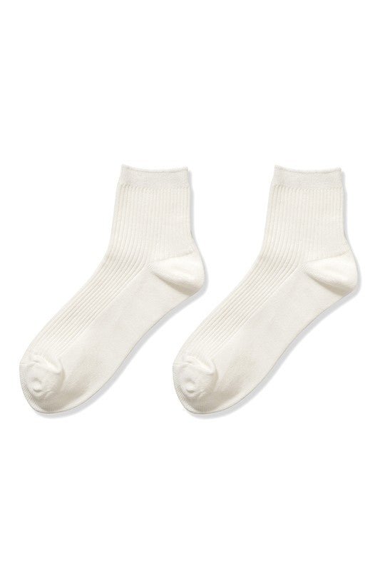 All About It Ribbed Crew Socks - Modern Creek Boutique