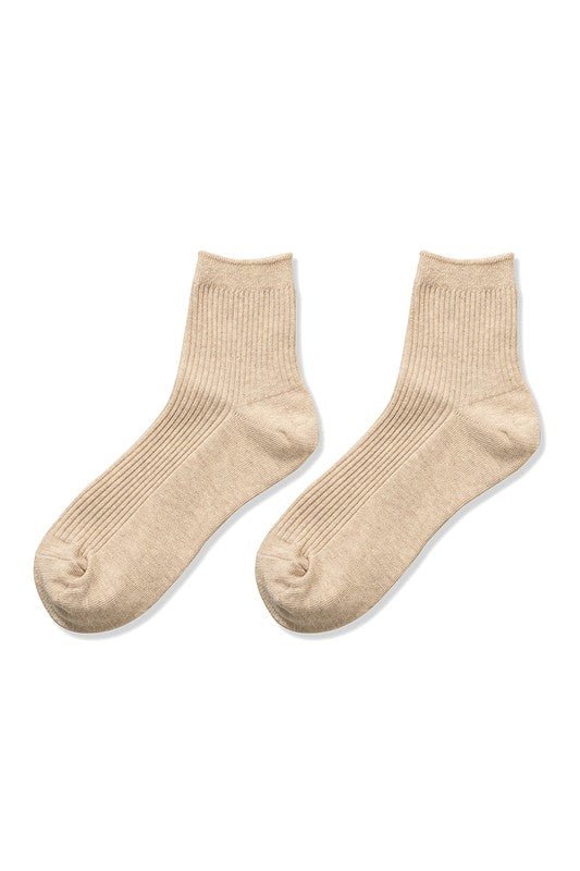 All About It Ribbed Crew Socks - Modern Creek Boutique