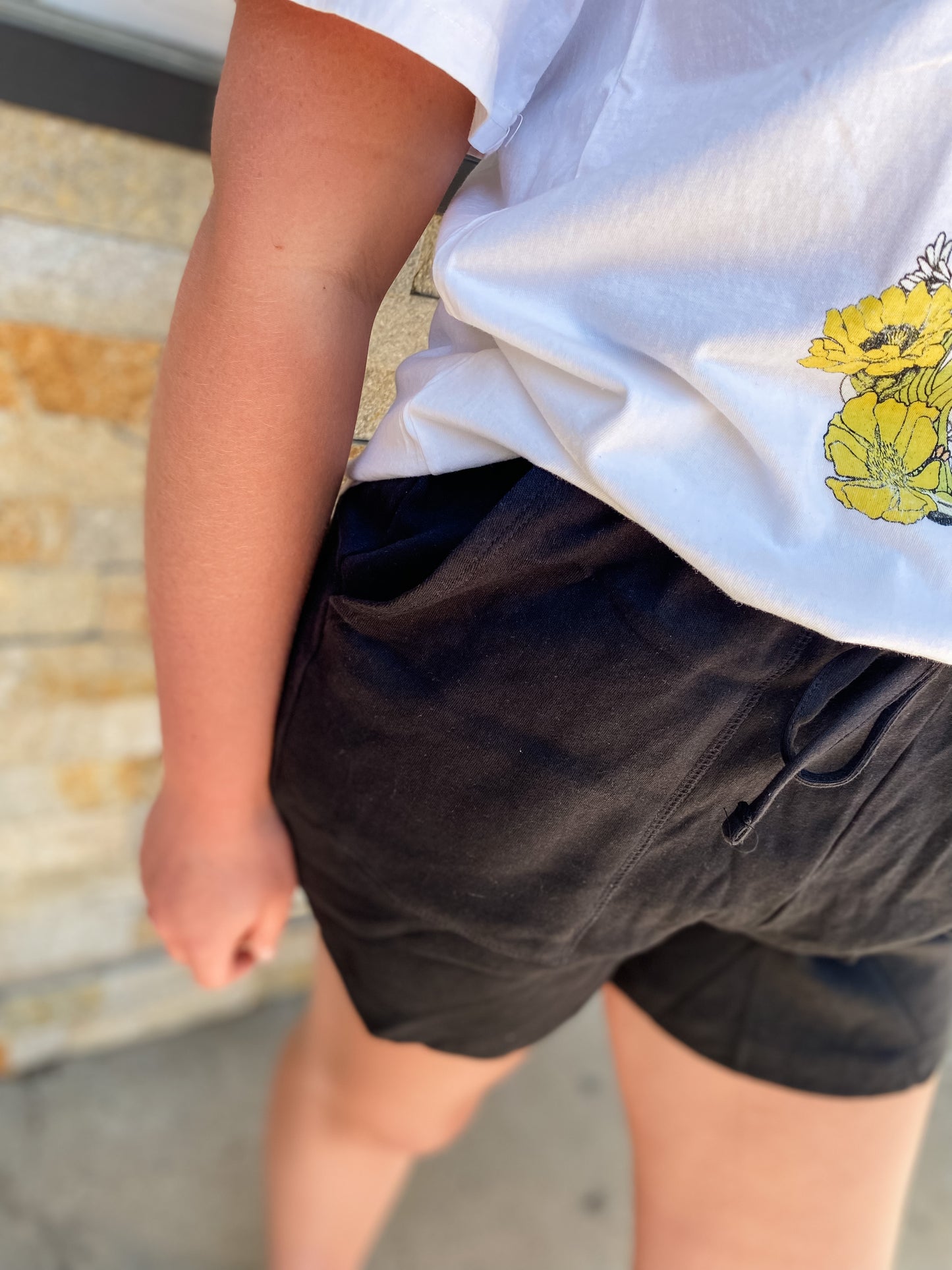 Into The Now Black Shorts