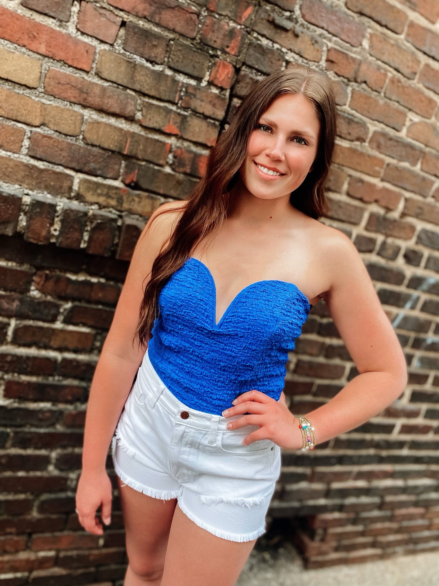Party in the U.S.A. Royal Blue Bodysuit