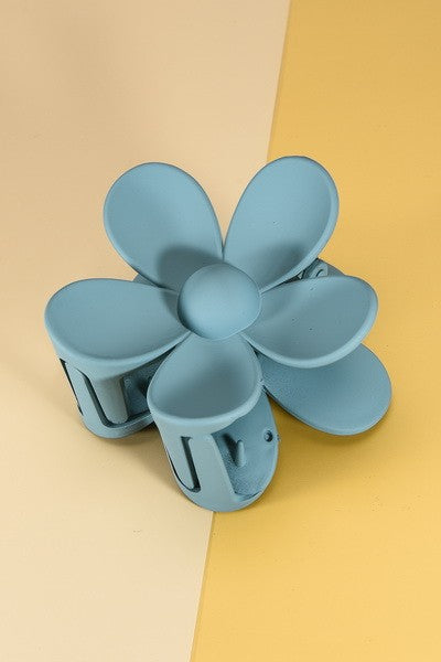 Oversize Matte Flower Hair Claws