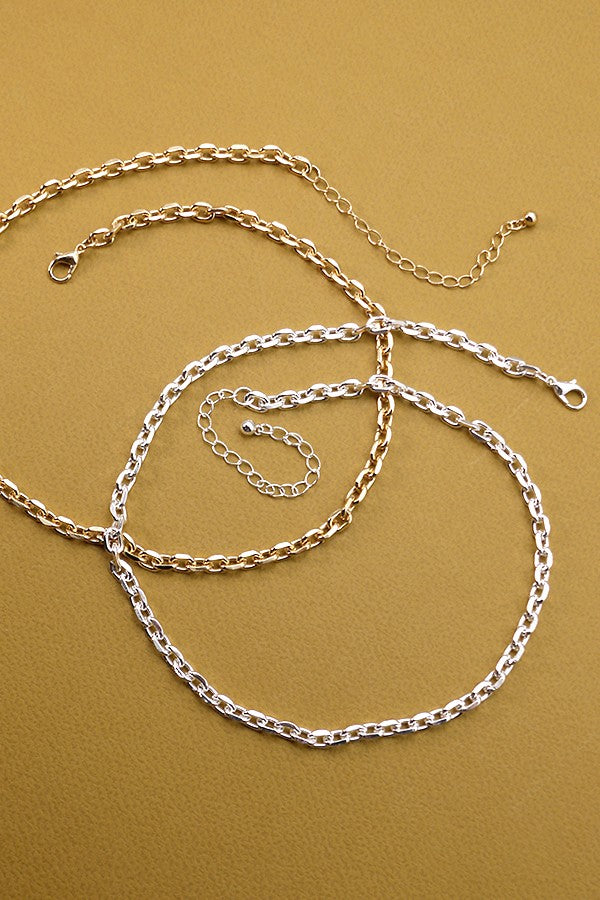 Oval Link Chain Necklace