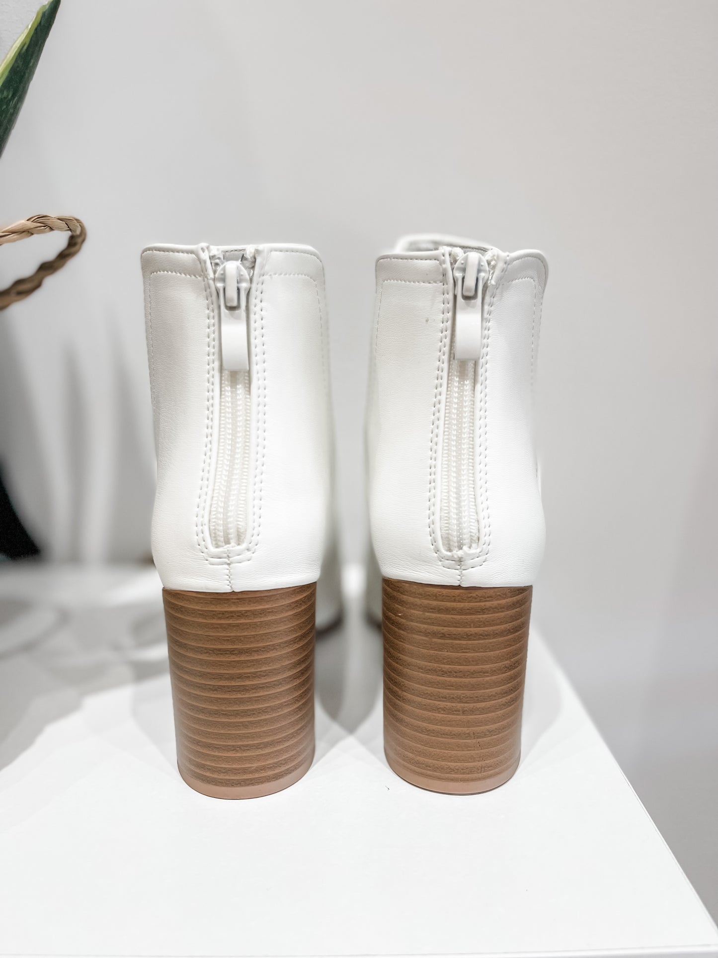 Iris Ivory Heeled Bootie