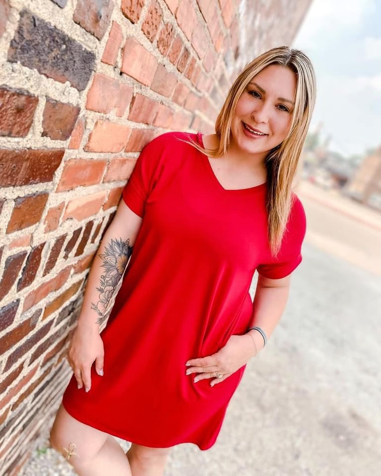 Born Country Red Curvy Dress