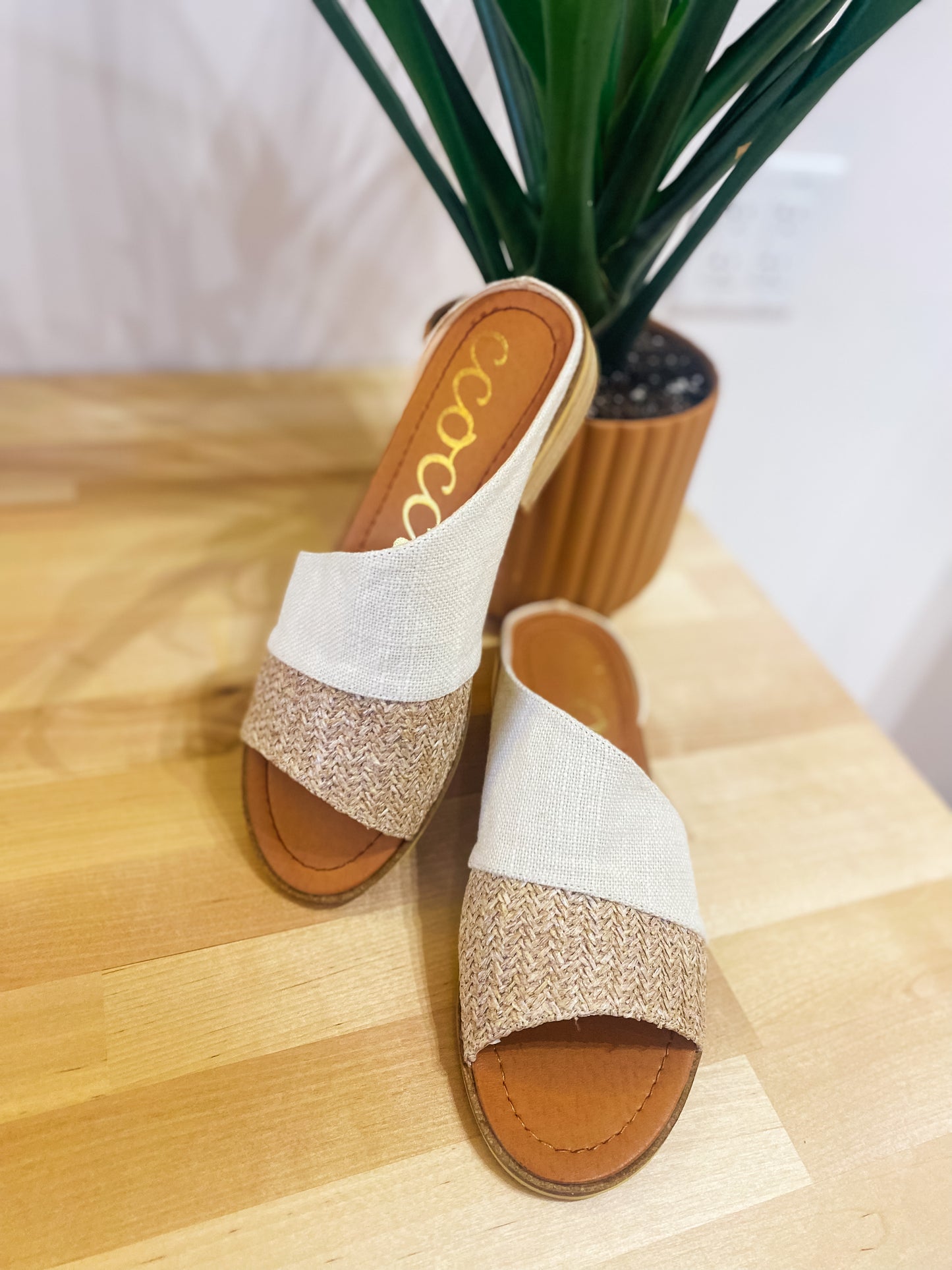 Bambi Natural Slip On Shoe