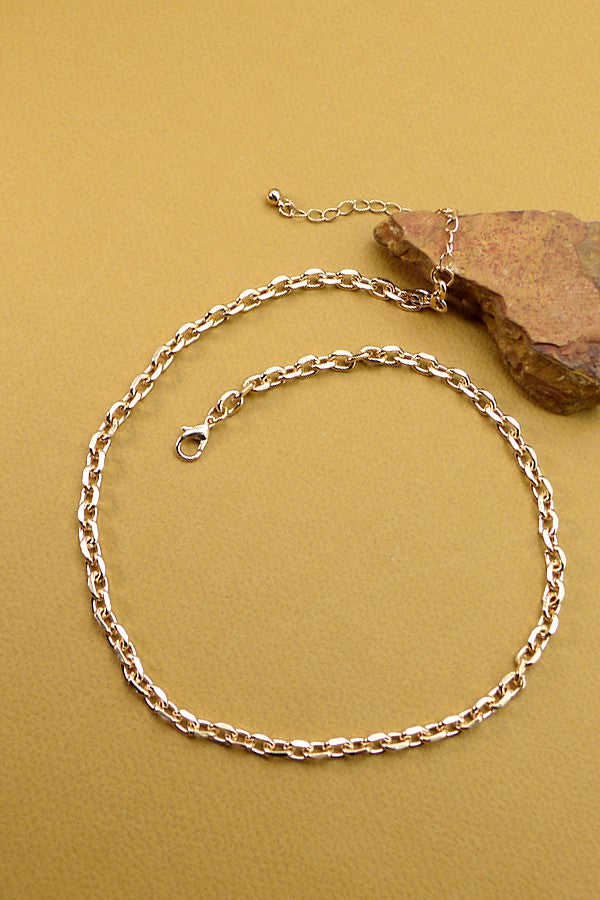 Oval Link Chain Necklace