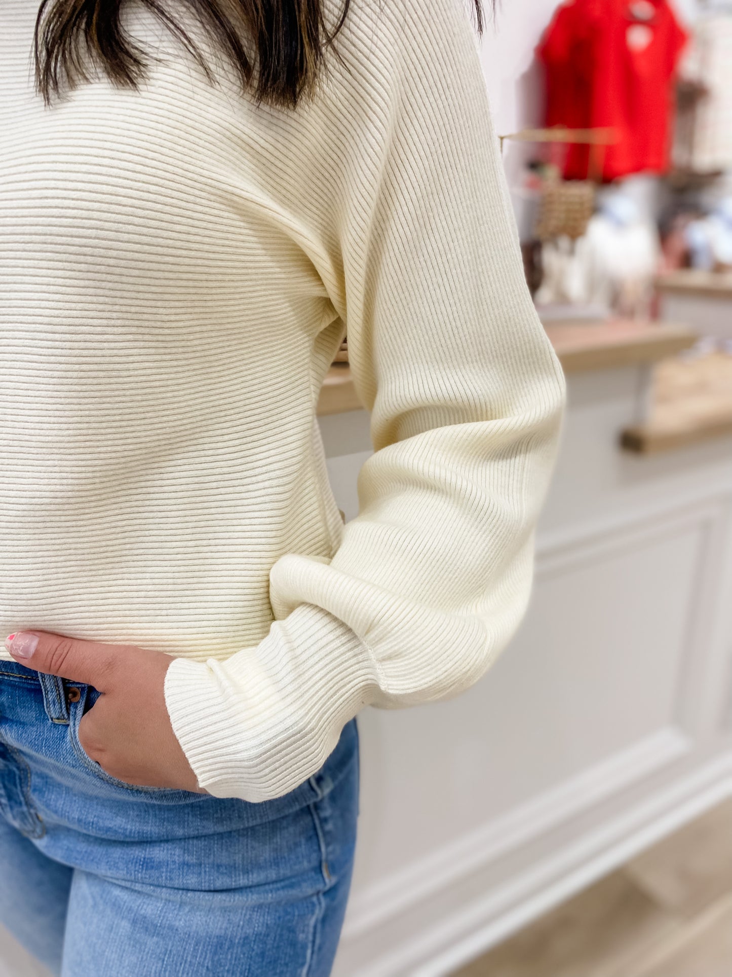 Keeping It Classic Cream Sweater