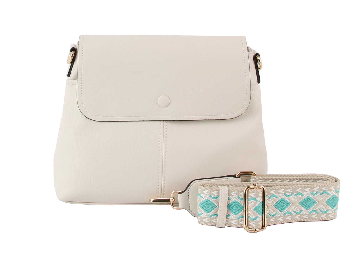 Beige Crossbody Bag