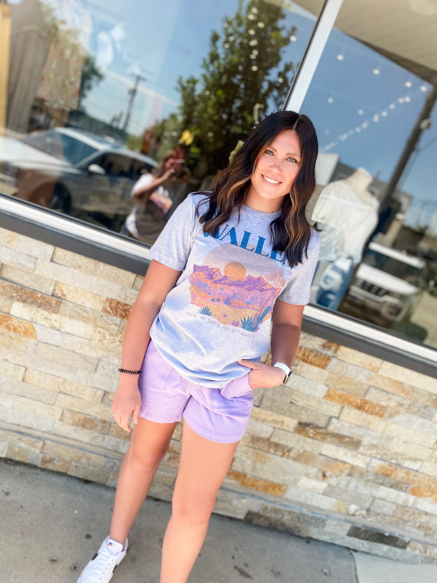 Into The Now Lavender Shorts