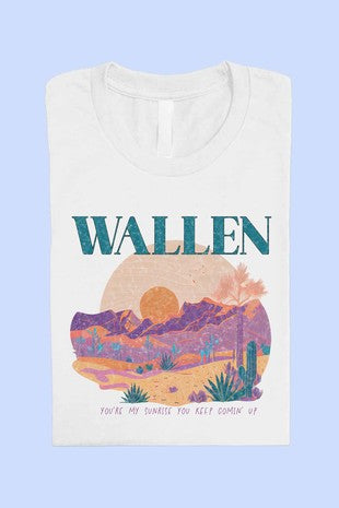 Wallen Sunrise Graphic Tee Plus Size