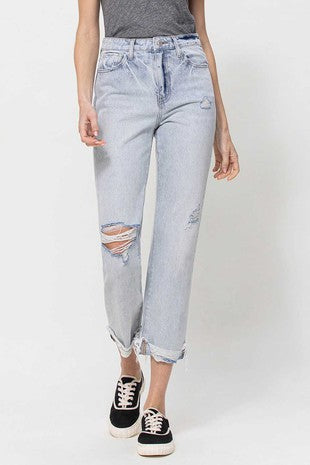 Vervet Super High Rise Relaxed Straight Jean