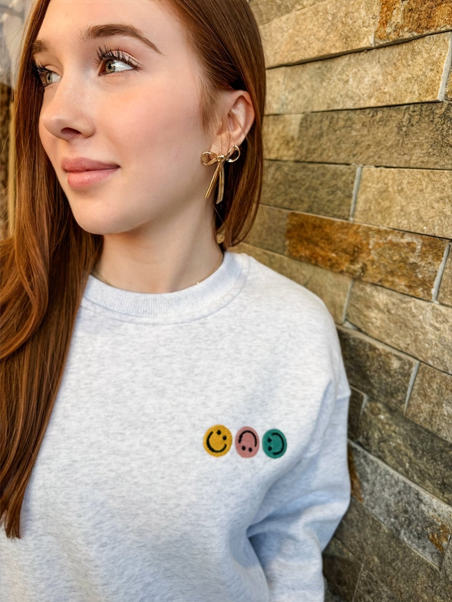 Movable Bow Stud Drop Earrings - Modern Creek Boutique