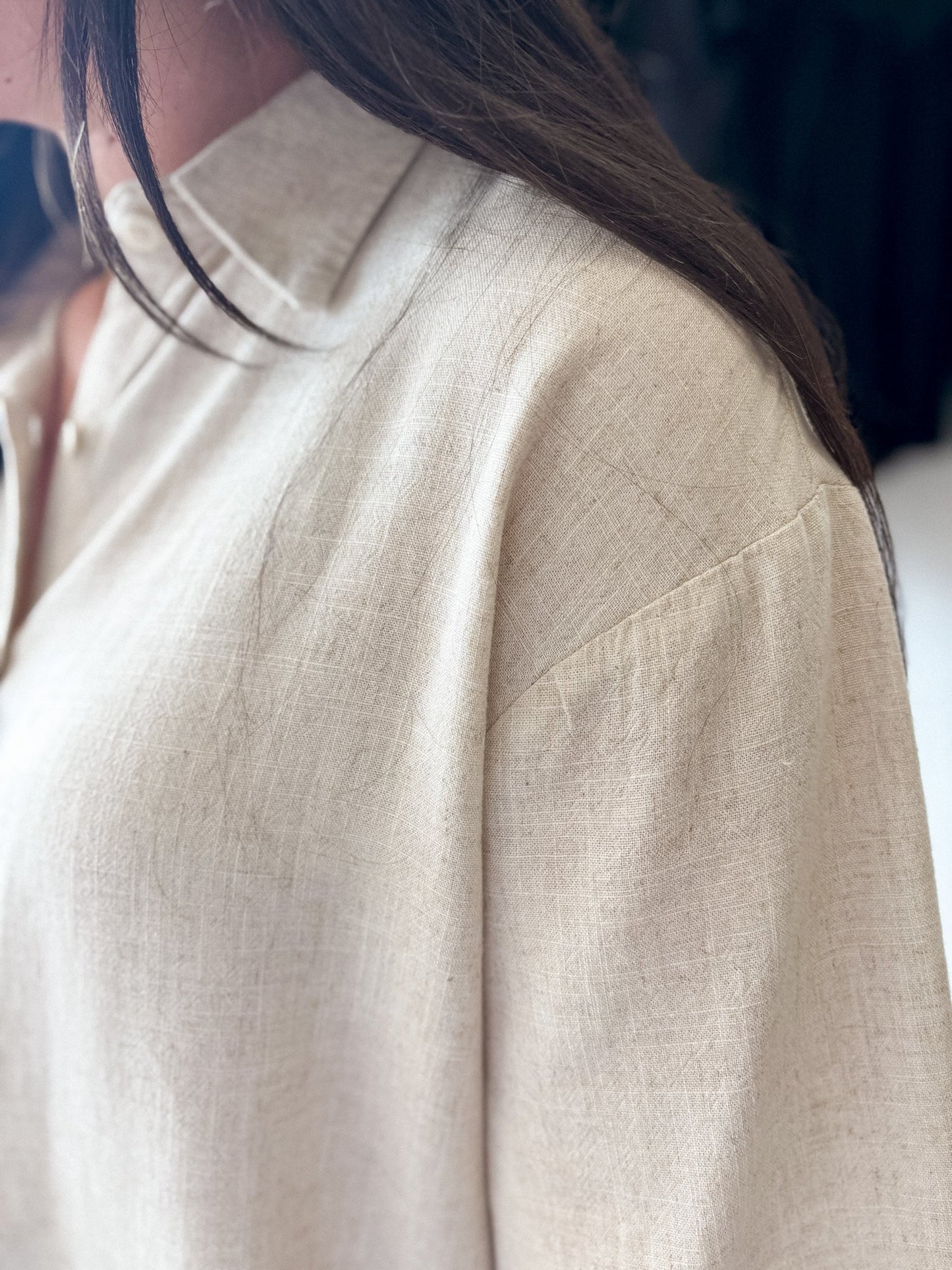 Oatmeal Linen Short Set - Modern Creek Boutique