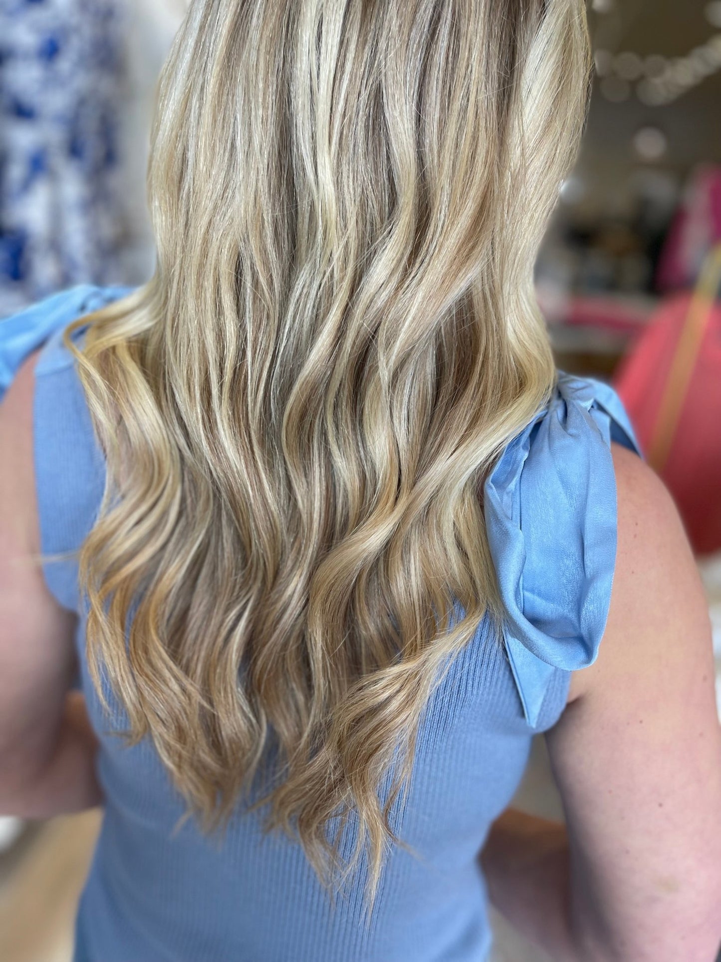 Petal Poise Powder Blue Tank - Modern Creek Boutique