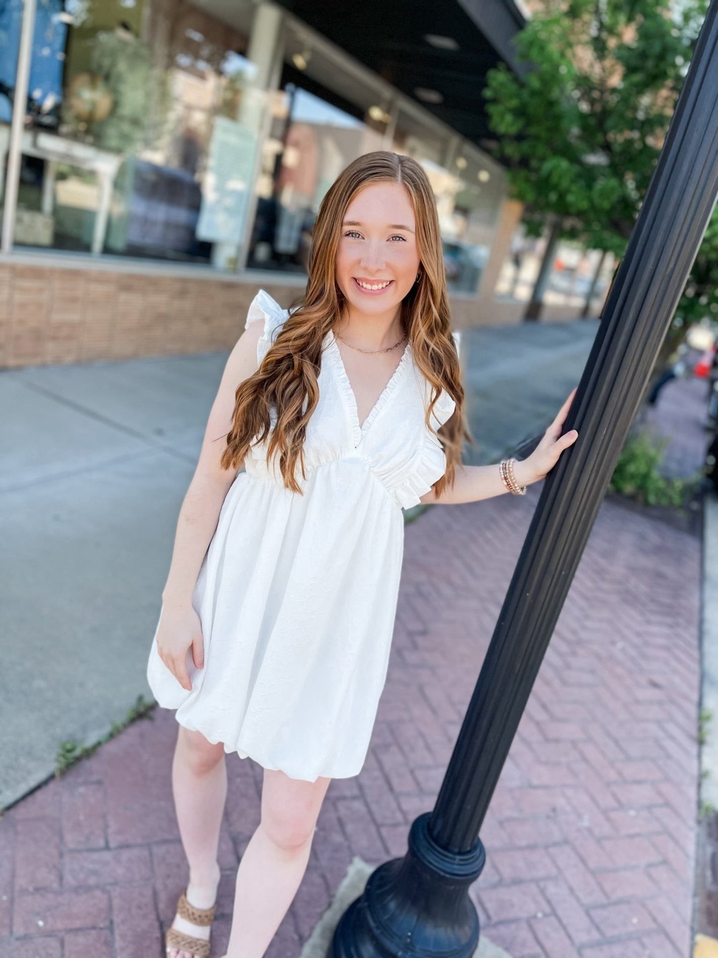 Snow White Novelty White Dress - Modern Creek Boutique