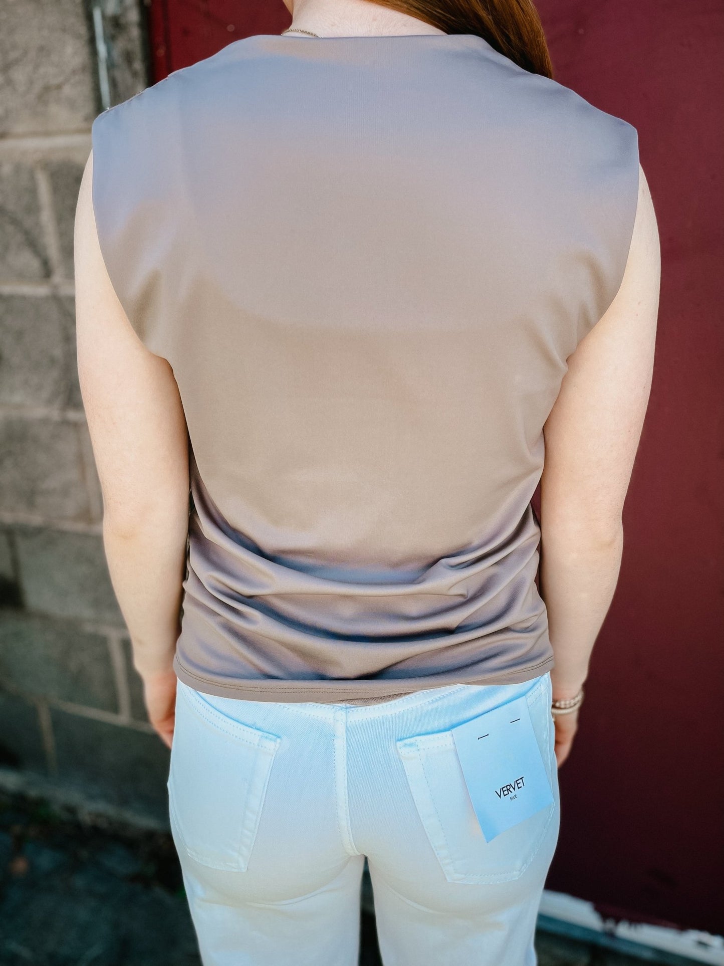 Summer Afternoon Taupe Top - Modern Creek Boutique