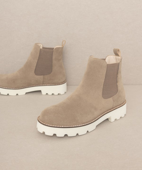 The Gianna Khaki Chelsea Boot - Modern Creek Boutique