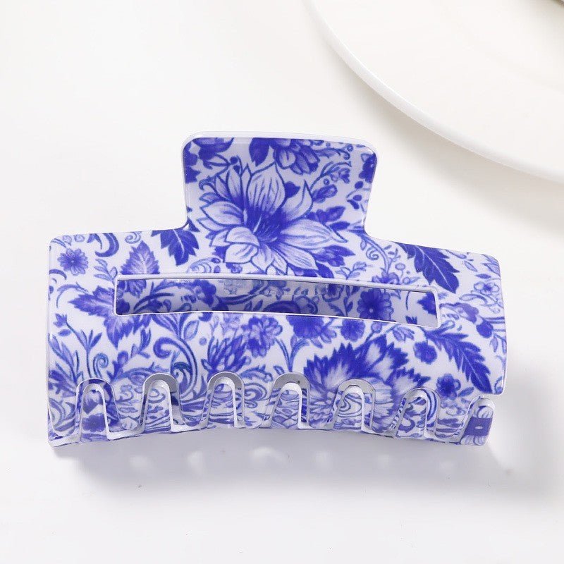 Vintage Ceramic Blue Hair Claws - Modern Creek Boutique