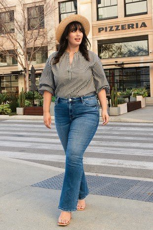 Lovervet By Flying Monkey High Rise Slim Bootcut - Modern Creek Boutique