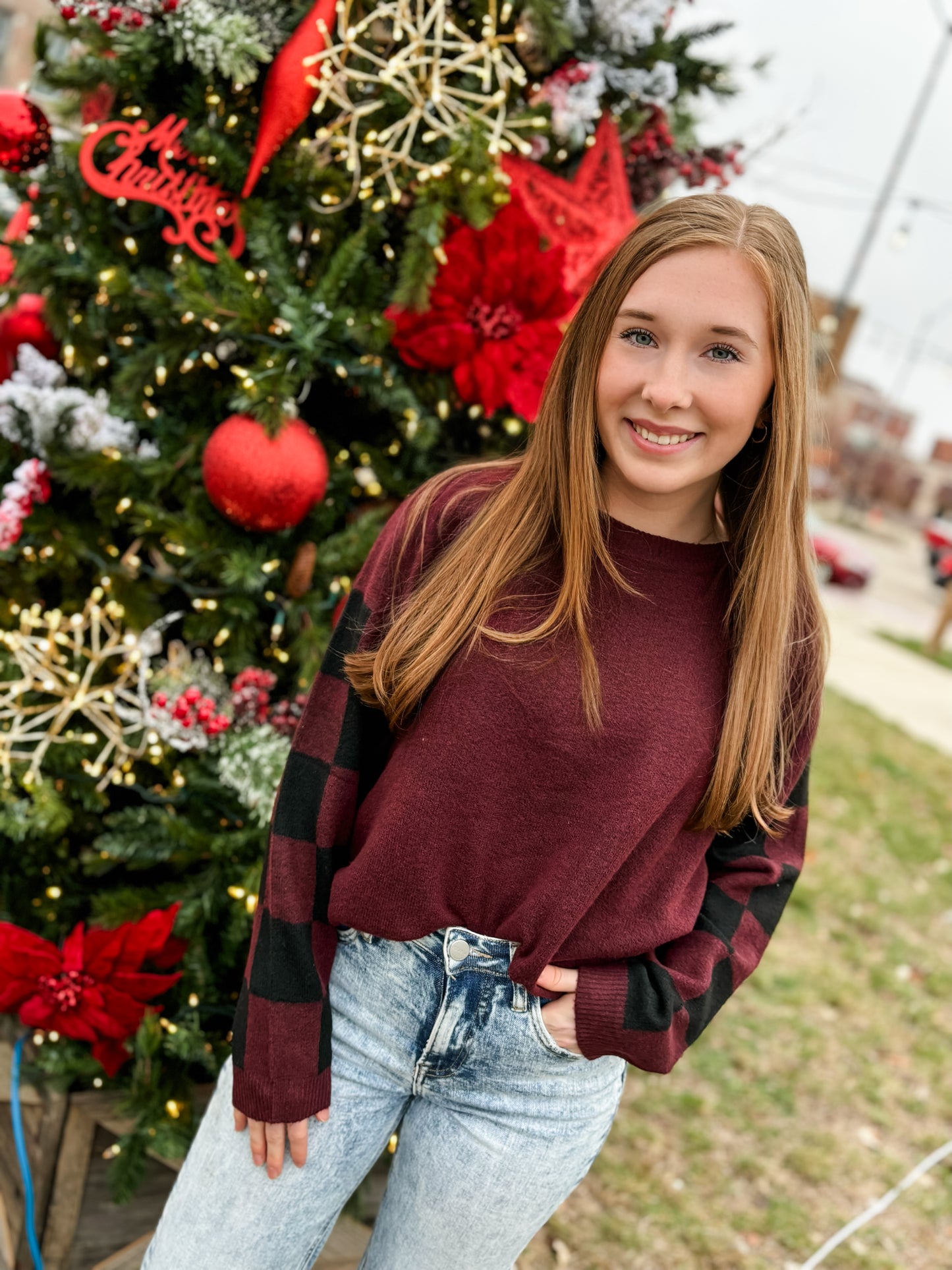 What’s Not To Love Burgundy Sweater