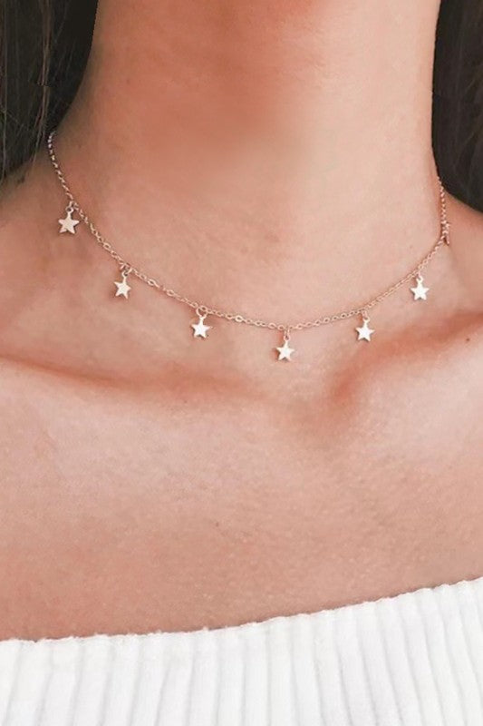 Gold Star Necklace