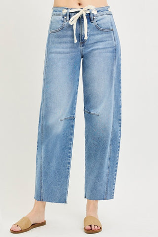 Risen Light Wash Slouchy Barrel Jeans