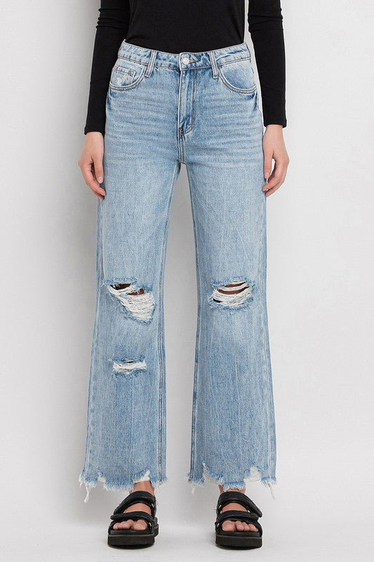 Vervet 90’s Vintage Super High Rise Flare Jeans