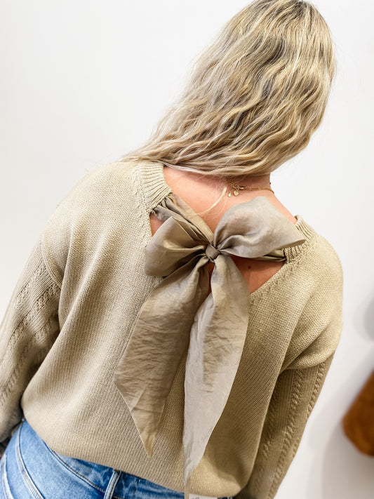 Forever Type Of Love Taupe Sweater