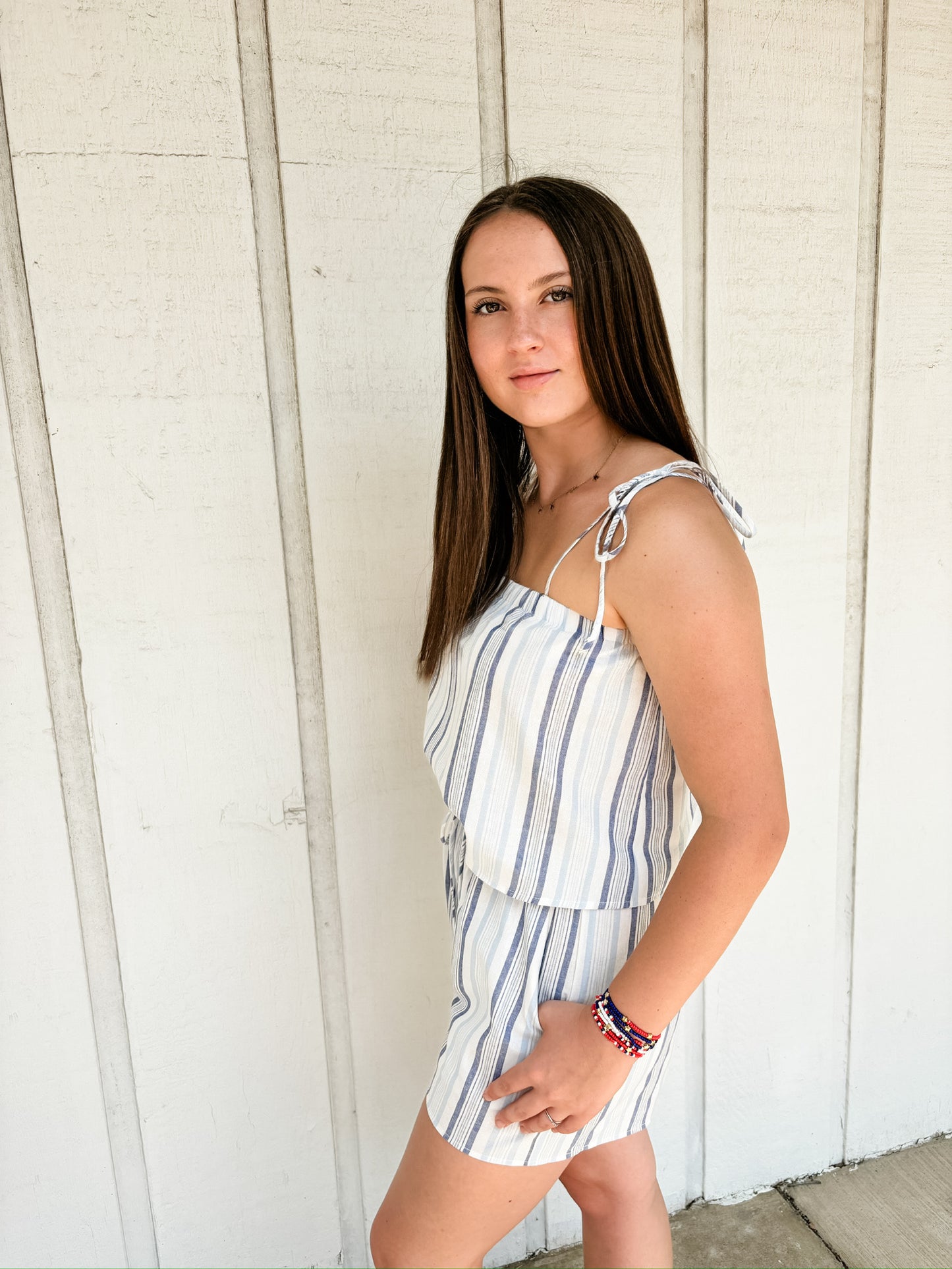 Bold Stripes, & Bright Stars Striped Top