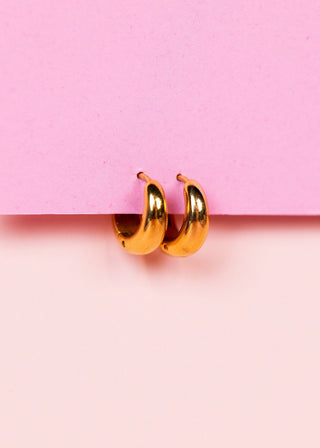 Pierced Co Small Teardrop Huggies