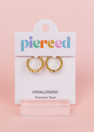 Pierced Co Segmented Huggies