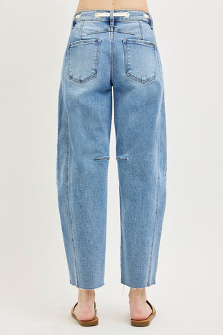 Risen Light Wash Slouchy Barrel Jeans