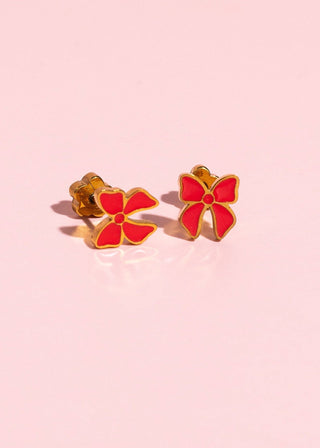 Pierced Co Red Holiday Bow