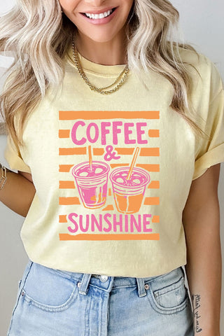 Coffee & Sunshine Comfort Colors Tee