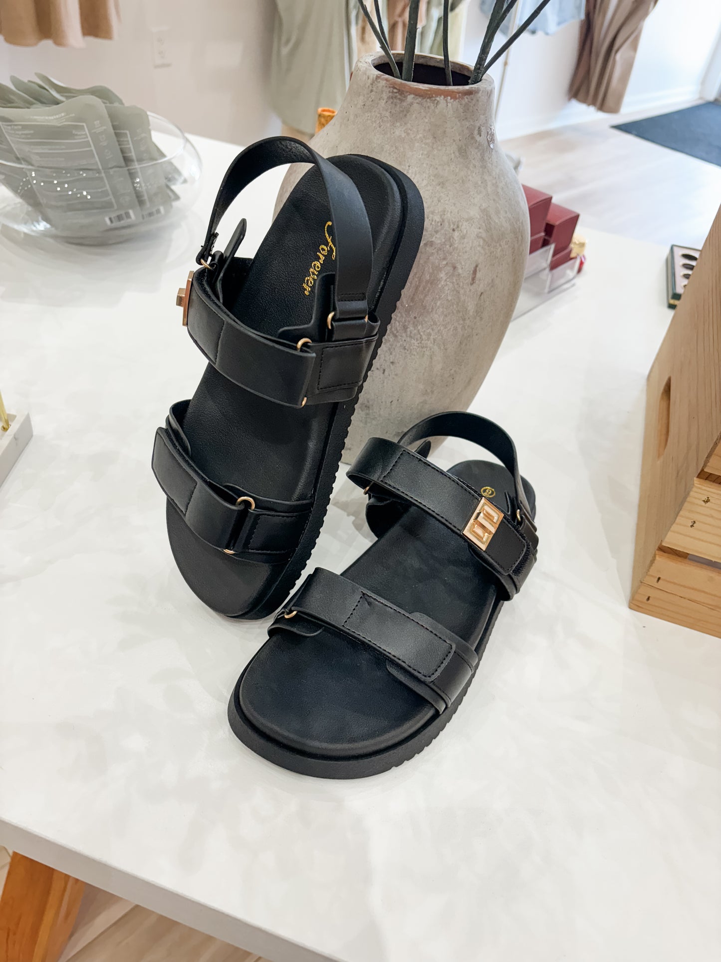 The Gigi Velcro Strap Sport Sandal