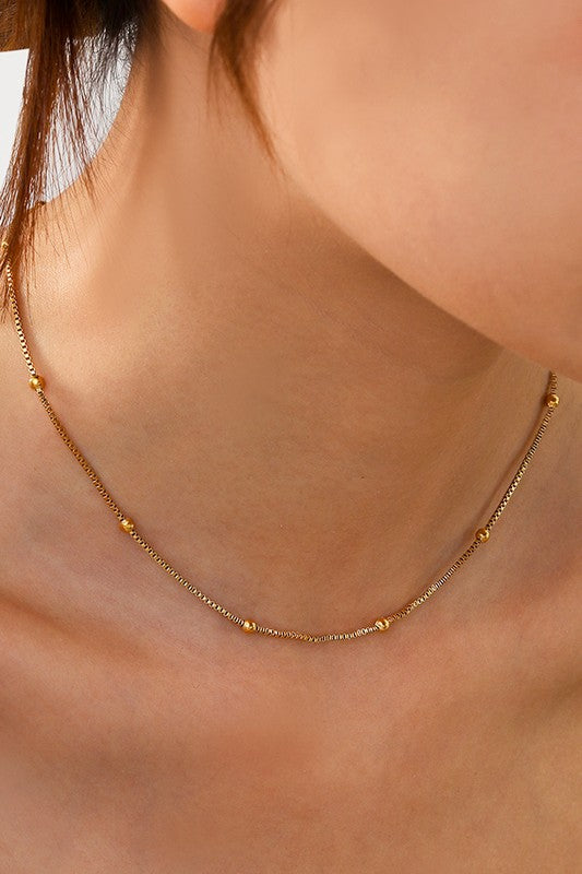 Gold Stainless Steel Chain Necklaces