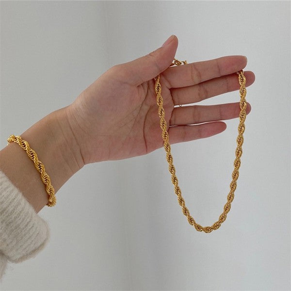 Gold Stainless Steel Chain Necklaces