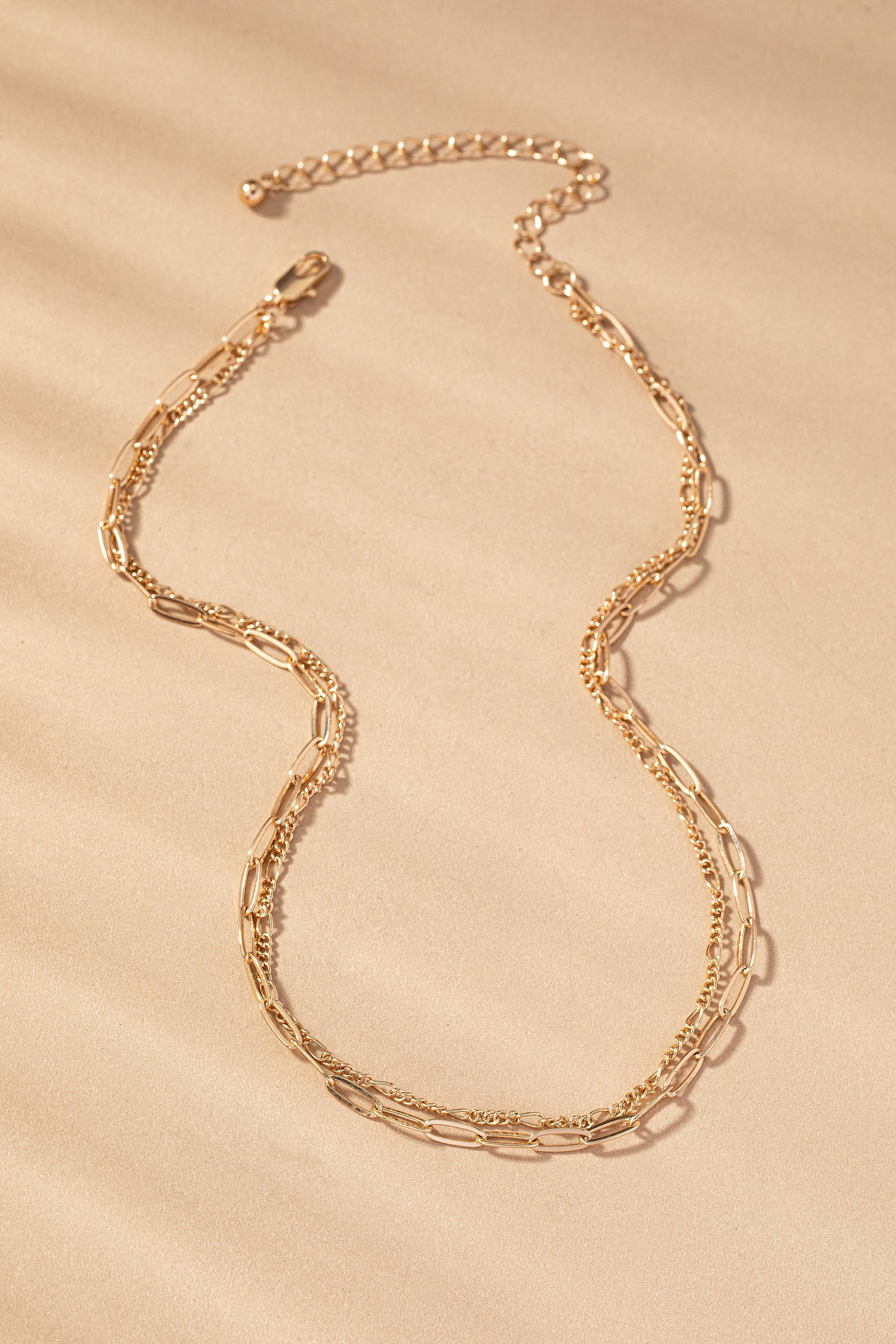 Two Layer Chain Necklaces
