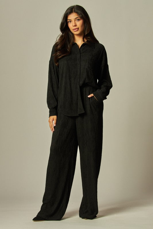 My Own Style Black Loungewear Set