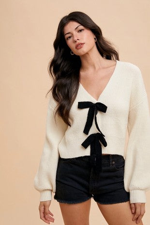 Something To Remember Ivory Sweater Cardigan