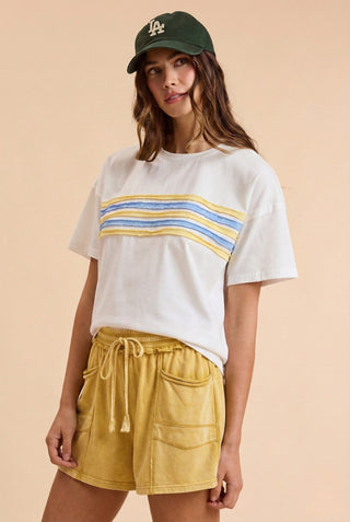 Yellow Mineral Wash Utility Short
